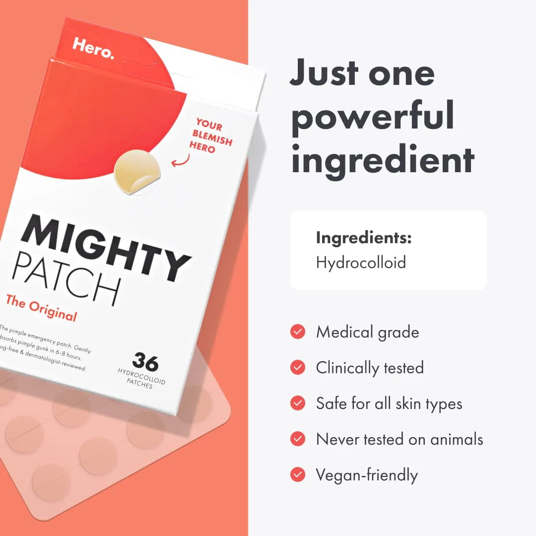 Hydrocolloid Acne Pimple Patch (27 Patches) W4544