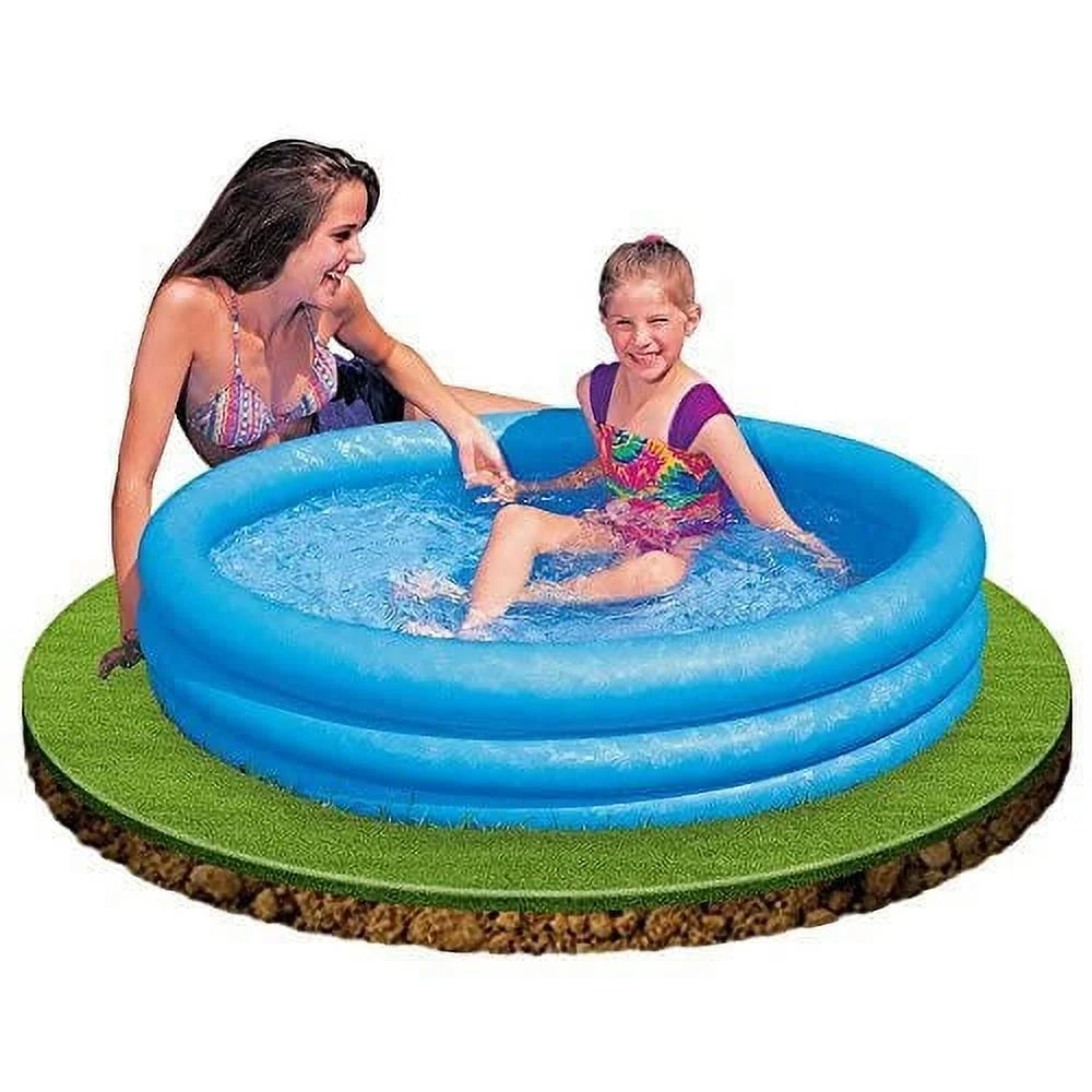 Blue Inflatable Kiddie Pool Y8181