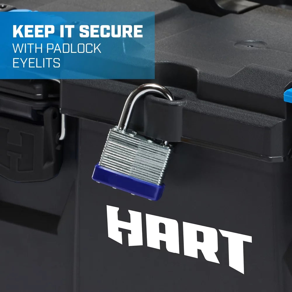 3 Piece Resin Plastic Modular Toolbox System H997