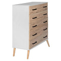 White Oak 5 Drawer Chest A45906