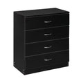 Black 4 Drawer Dresser G2495