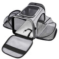 Soft Sided Pet Carrier 4 Expandable Collapsible V230315