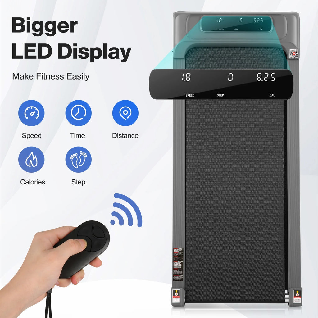 Under Desk Treadmill 2 in 1 Walking Pad with Remote Control A97550