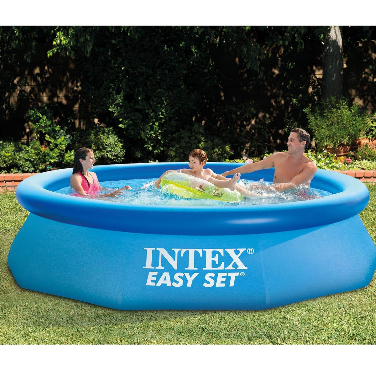 10 Ft x 30 In Inflatable Round Swimming Pool D982