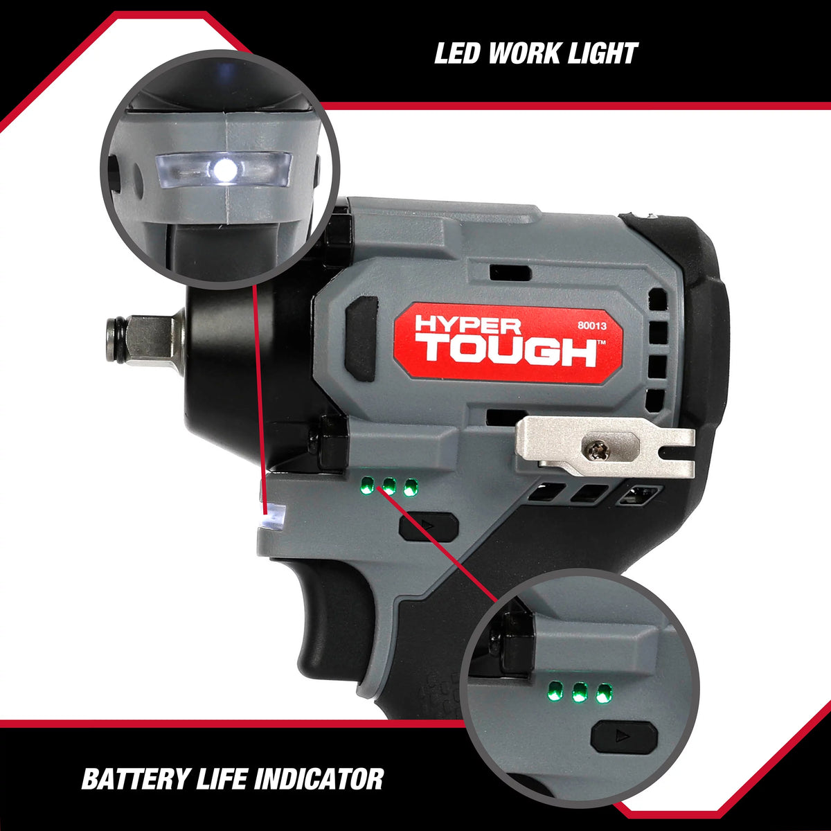 12V Max Lithium-Ion Brushless Impact Wrench with 2.0Ah Battery and Charger I293