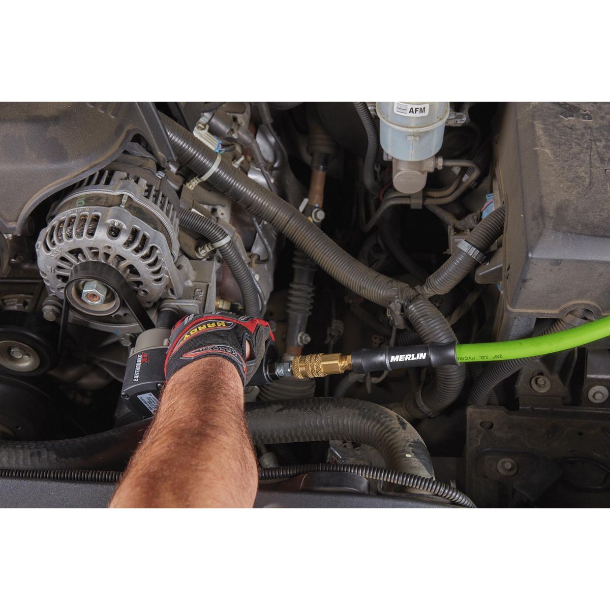 3/8 in. x 50 ft. PVC/Rubber Hybrid Air Hose J75933