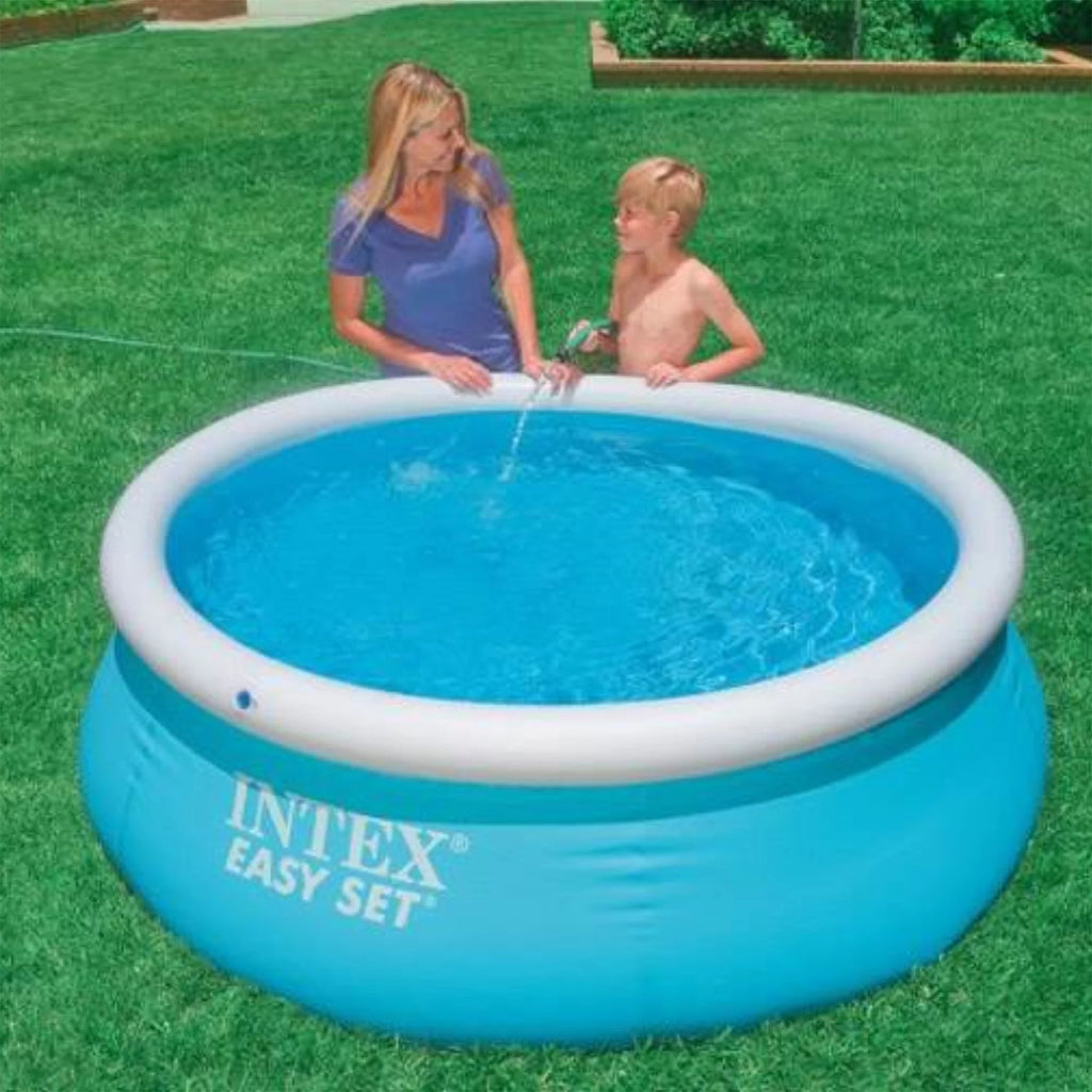 Inflatable Outdoor Pool with Filter Pump L33205