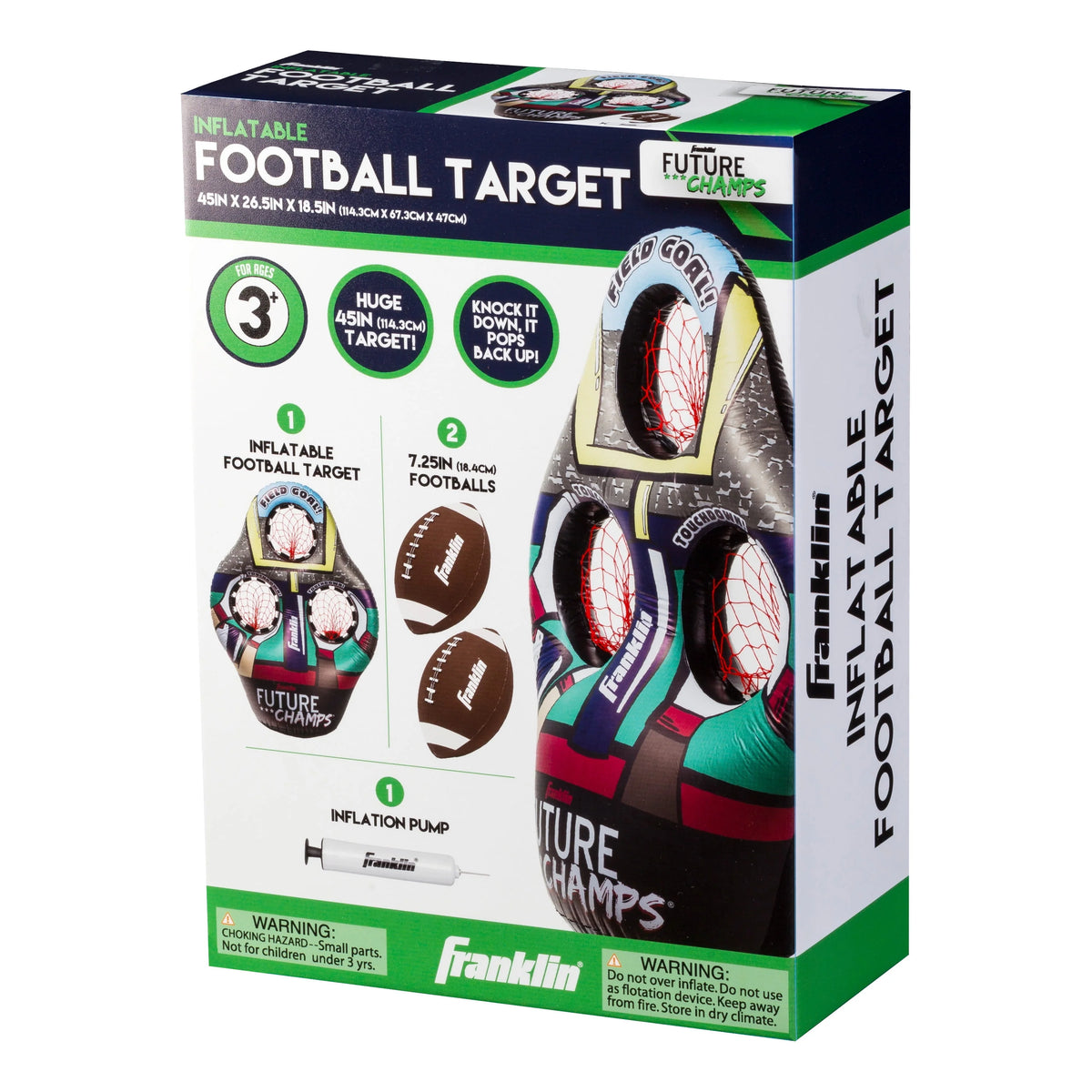 Inflatable Football Target Toss Game W347