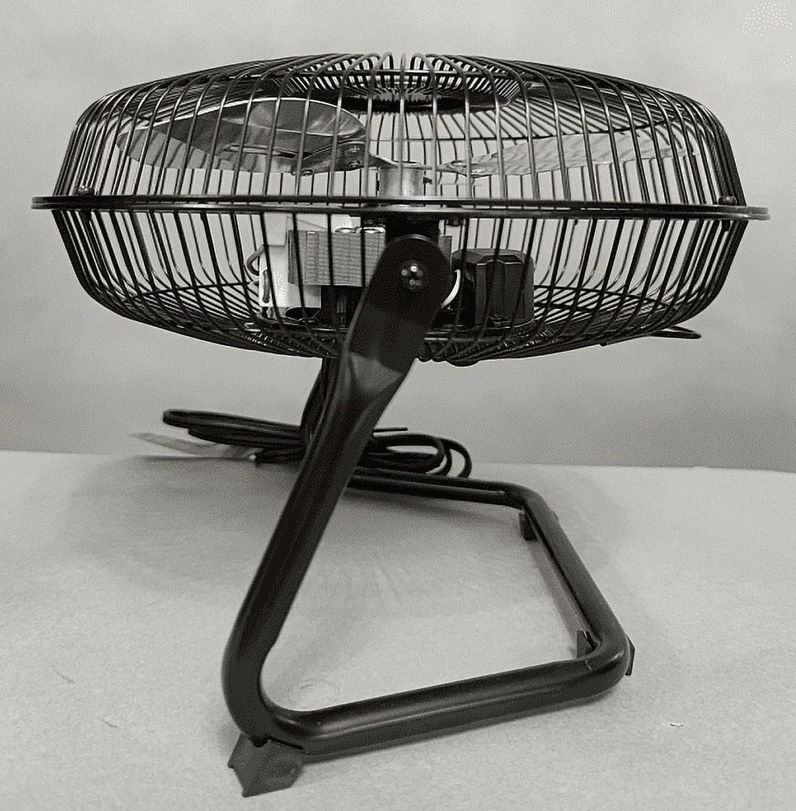 9 in 3 Speed High Velocity Steel Floor Fan S6104