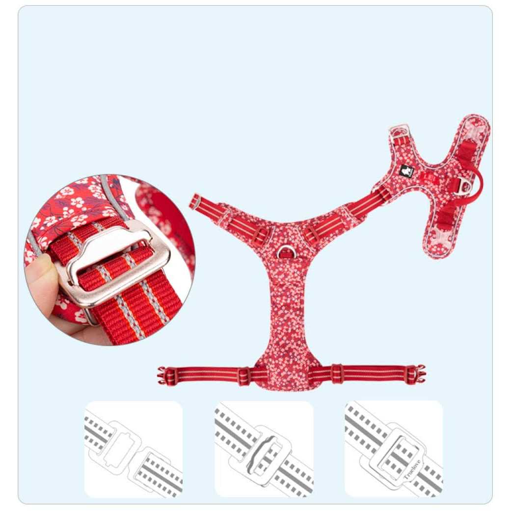 Floral Dog Harness C747