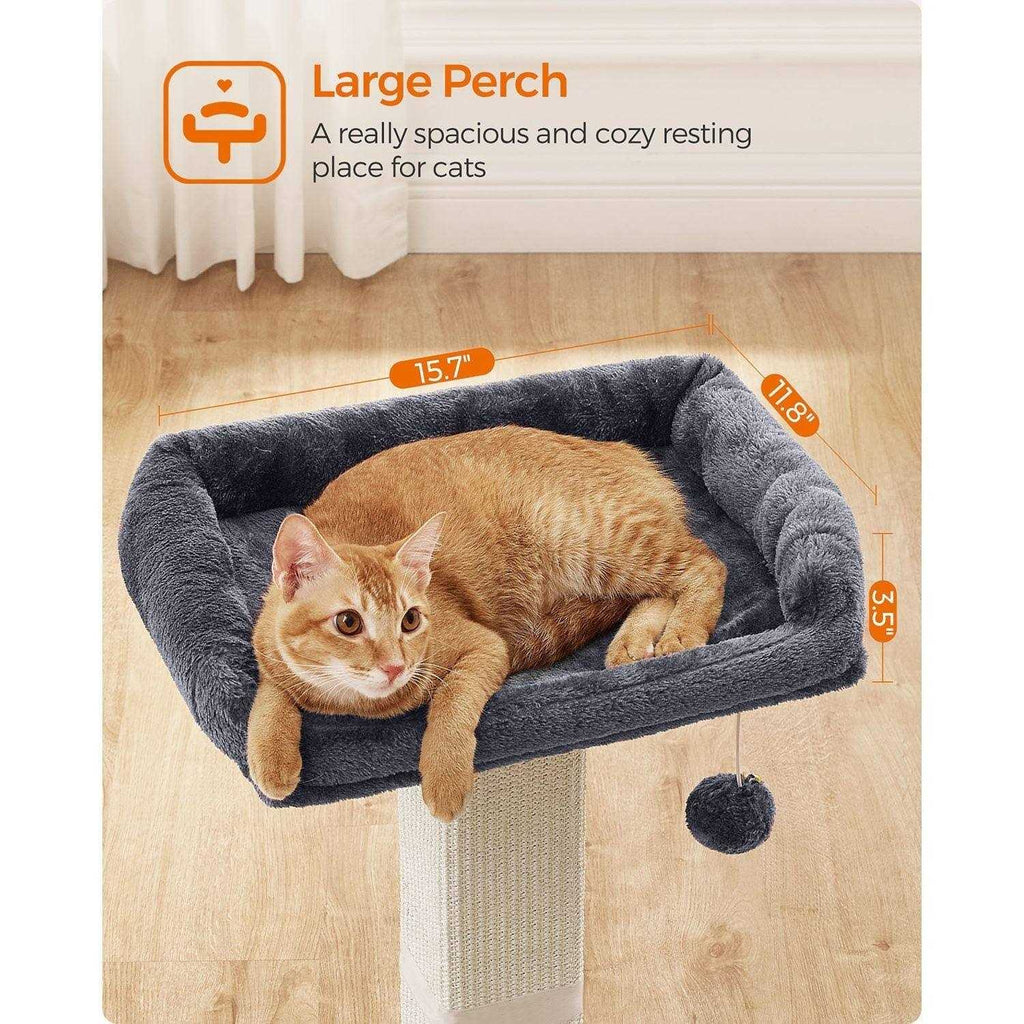 Cat Scratching Post with Plush Perch X385